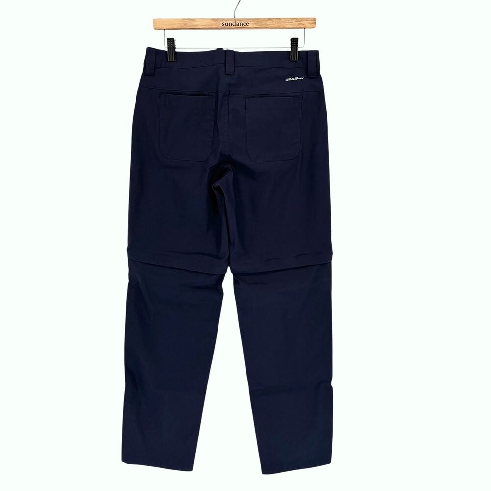 Eddie Bauer Convertible Pants Womens 6 Hiking Zip Off UPF 50 Navy 9.25" Shorts - Picture 4 of 7